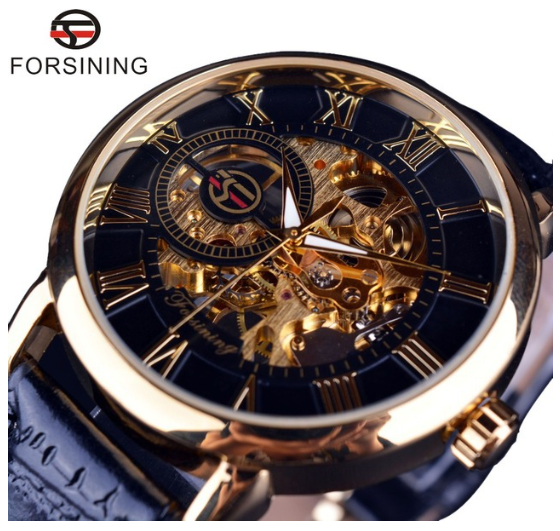 Reloj Mecánico para Hombre de Diseño Hueco