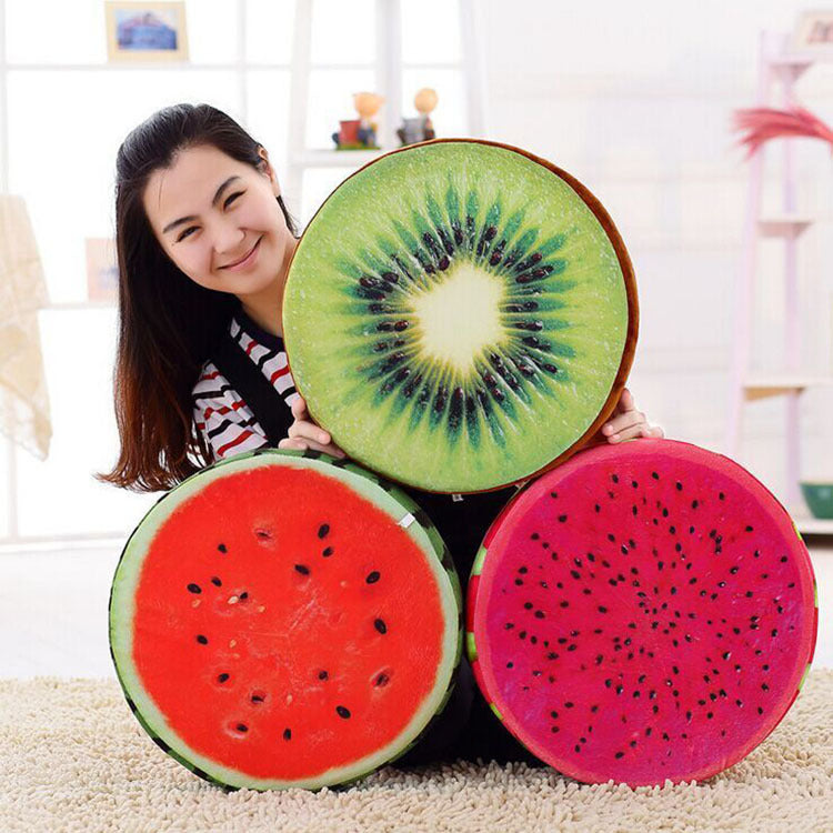 Cojín de Peluche 3D de Fruta Linda