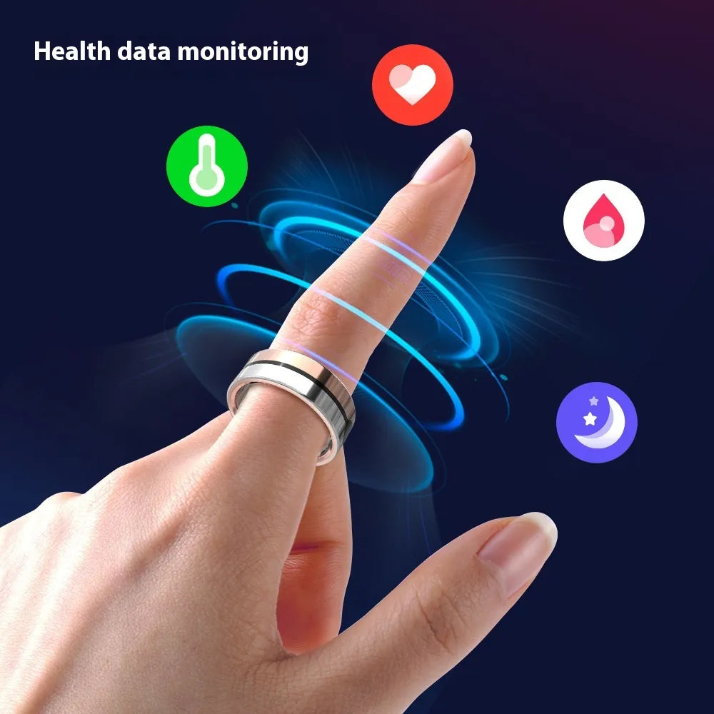 Anillo Inteligente Deportivo con Bluetooth y Monitor de Salud