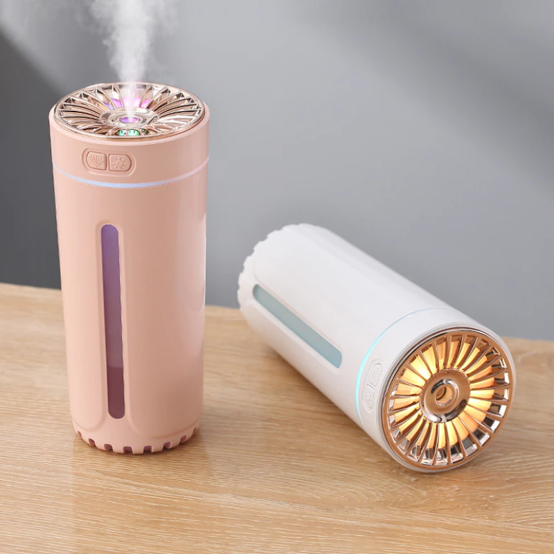 Humidificador Ultrasónico Portátil de 300ml con Luz LED