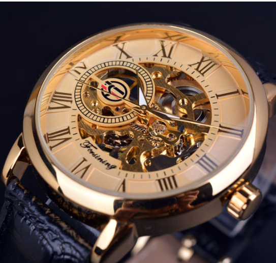 Reloj Mecánico para Hombre de Diseño Hueco