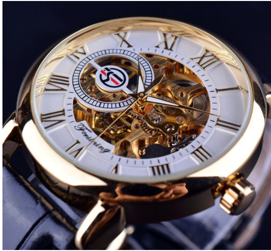 Reloj Mecánico para Hombre de Diseño Hueco