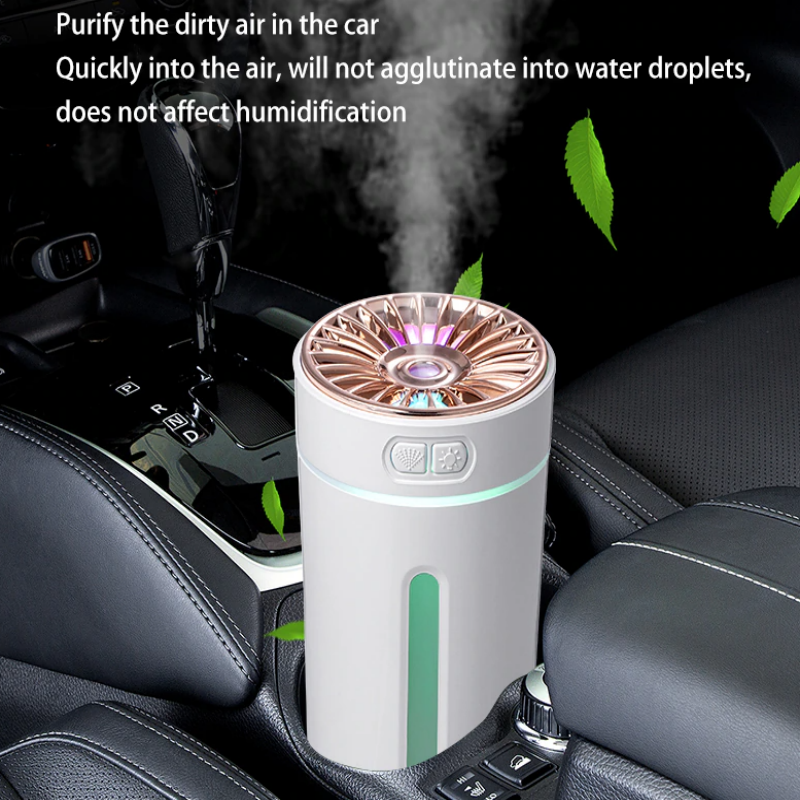 Humidificador Ultrasónico Portátil de 300ml con Luz LED