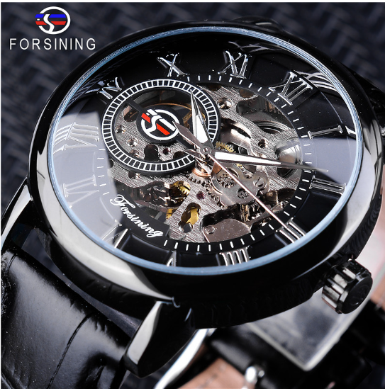 Reloj Mecánico para Hombre de Diseño Hueco