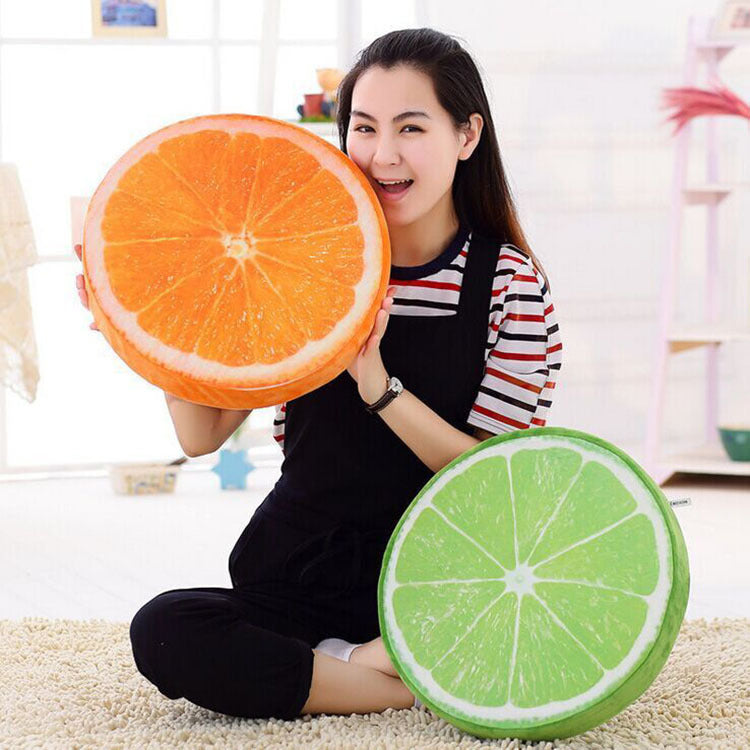 Cojín de Peluche 3D de Fruta Linda