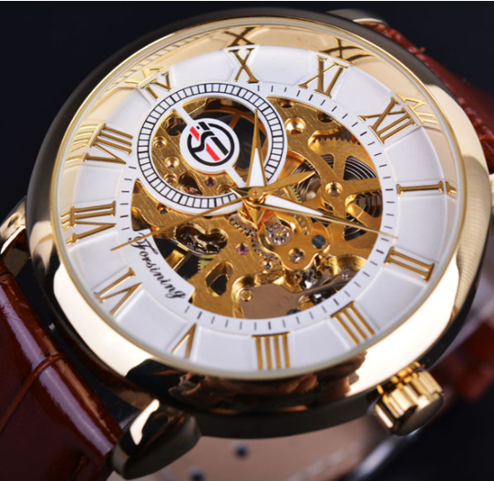 Reloj Mecánico para Hombre de Diseño Hueco