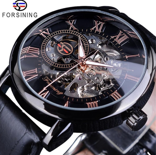 Reloj Mecánico para Hombre de Diseño Hueco